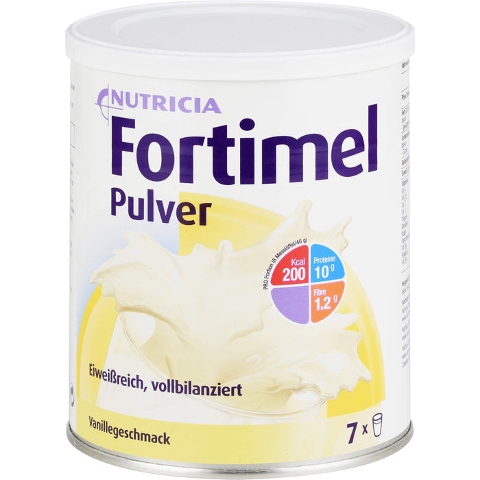 NUTRICIA Fortimel Pulver Vanillegeschmack Aufbaunahrung, 335 g Pulver