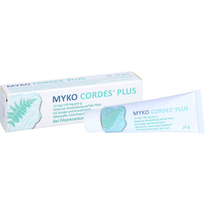 Myko Cordes Plus 10 mg/150 mg pro g, Paste zur Anwendung auf der Haut, 25 g PST