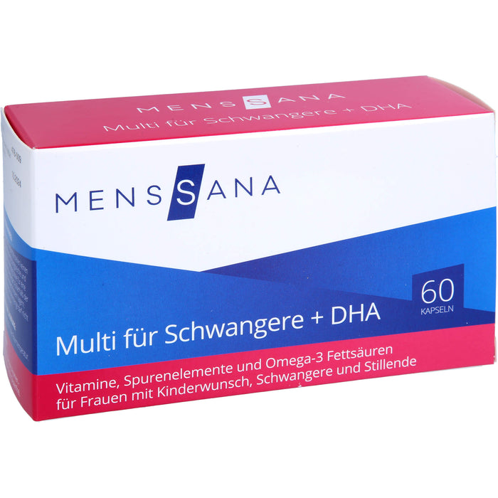 MensSana Multi für Schwangere + DHA Kapseln, 60 St. Kapseln