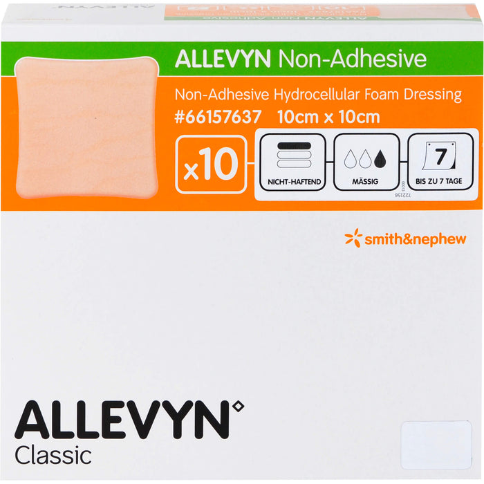 ALLEVYN non Adhesive 10x10cm Kompressen, 10 St KOM