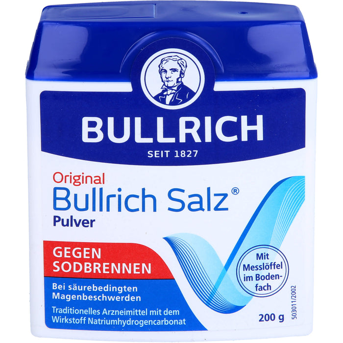 BULLRICH Original Bullrich Salz Pulver gegen Sodbrennen, 200 g Pulver