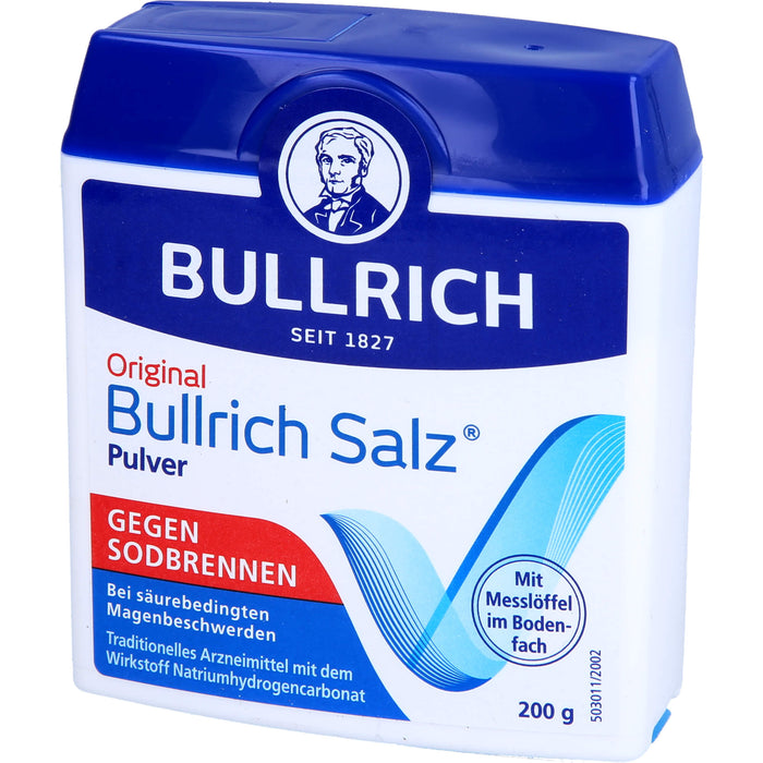 BULLRICH Original Bullrich Salz Pulver gegen Sodbrennen, 200 g Pulver