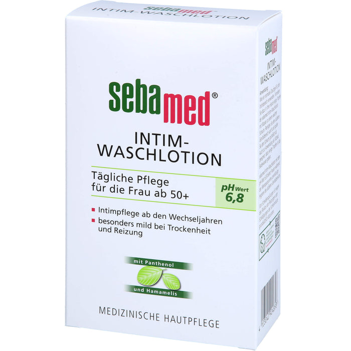 sebamed Intim-Waschlotion tägliche Pflege für die Frau ab 50+, 200 ml Flüssigseife