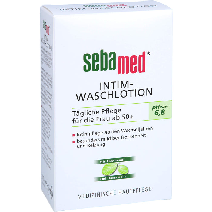sebamed Intim-Waschlotion tägliche Pflege für die Frau ab 50+, 200 ml Flüssigseife