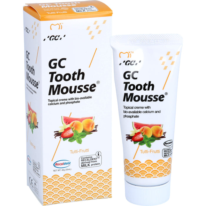 Dent-o-care GC Tooth Mousse Tutti-Frutti, 40 g Creme