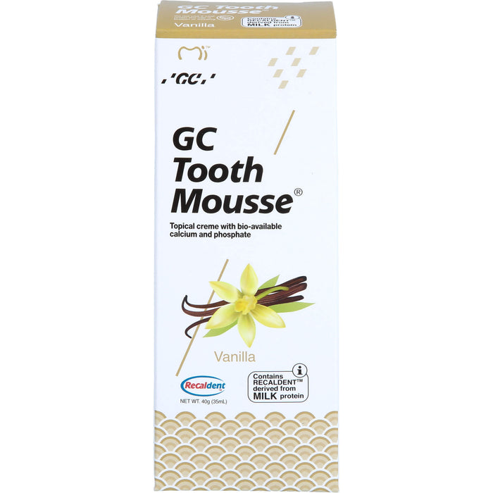 GC Tooth Mousse Vanille, 40 g Creme