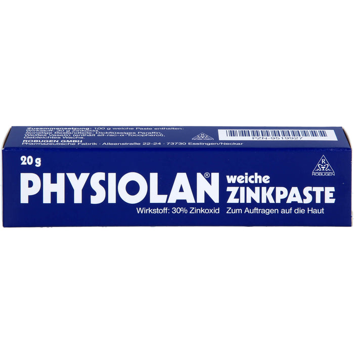 Physiolan weiche Zinkpaste, 20 g Creme