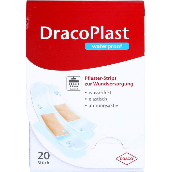 DracoPlast Waterproof Pflasterstrips sortiert, 20 St. Pflaster