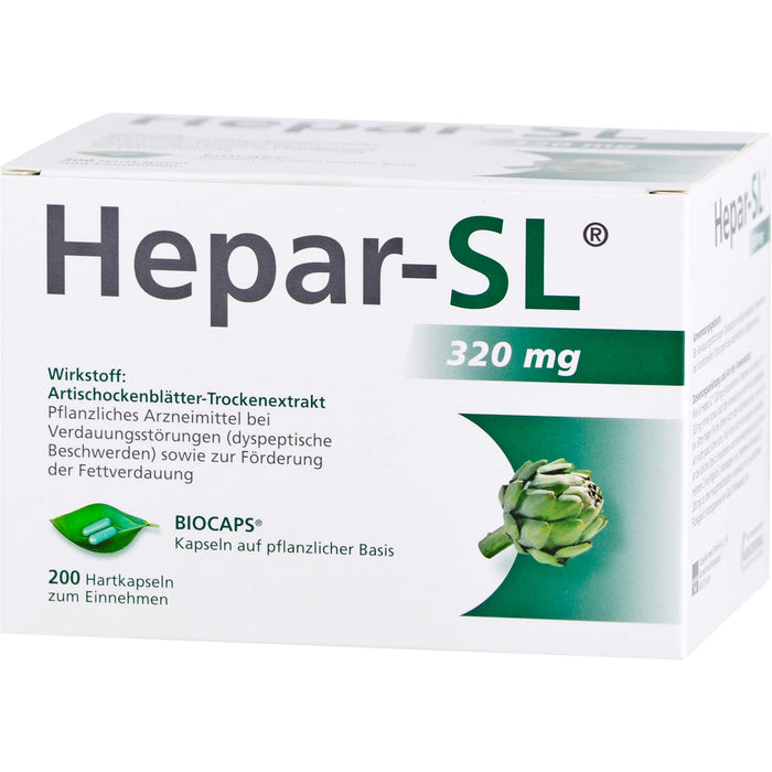 Hepar-SL 320 mg Kapseln, 200 St. Kapseln