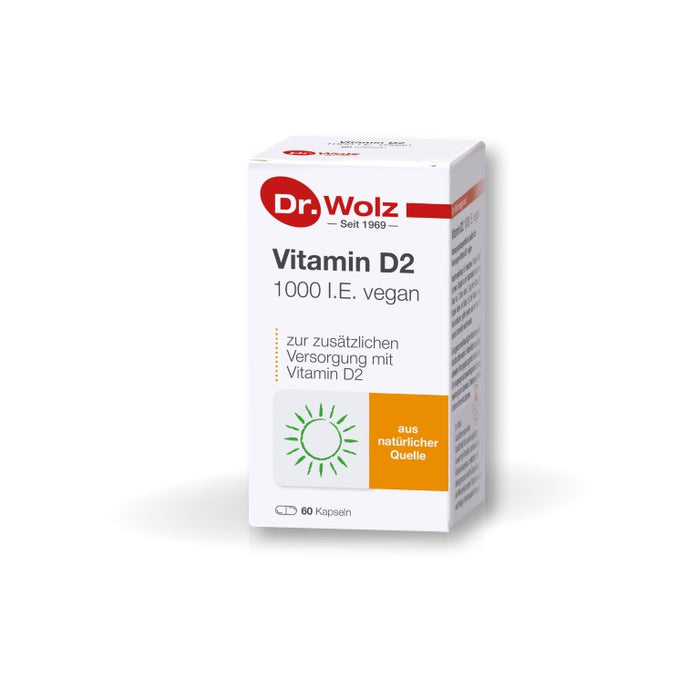 Vitamin D2 1000 I.E. vegan, 60 St KAP
