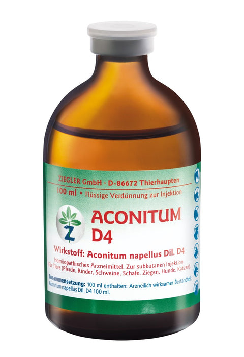 ZIEGLER Aconitum D 4 Dilution, 100 ml Lösung