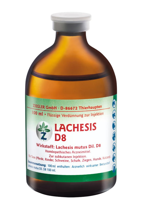 ZIEGLER Lachesis D 8 Dilution, 100 ml Lösung
