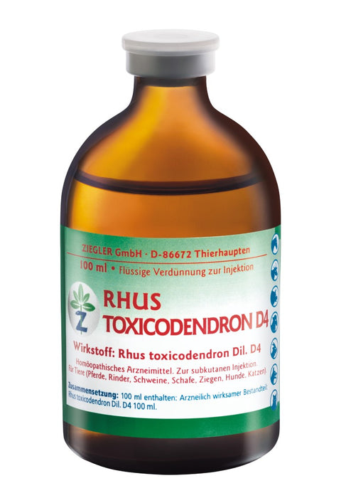 ZIEGLER Rhus toxicodendron D 4 Dilution, 100 ml Lösung