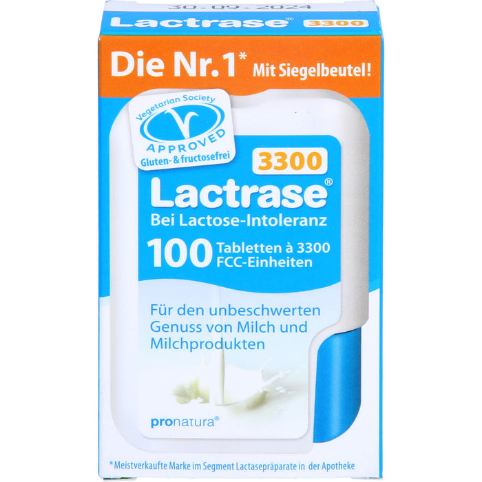 Lactrase 3300 bei Lactose-Intoleranz Tabletten, 100 St. Tabletten