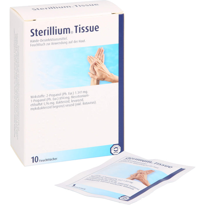 Sterillium Tissue, 10 St TUE