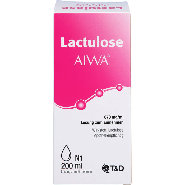 Lactulose AIWA 670 mg/ml Lösung zum Einnehmen, 200 ml LSE