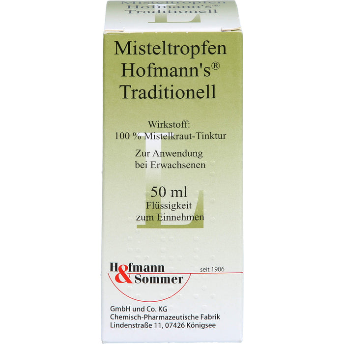 Misteltropfen Hofmann's Traditionell Lösung, 50 ml Lösung
