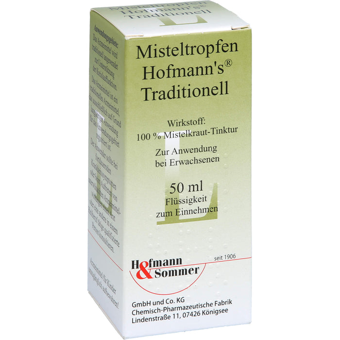 Misteltropfen Hofmann's Traditionell Lösung, 50 ml Lösung
