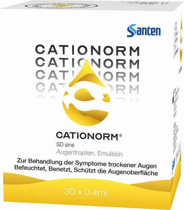 Cationorm-Augentropfen – der Rundumschutz bei trockenen und/oder tränenden Augen, 30 St. Einzeldosispipetten