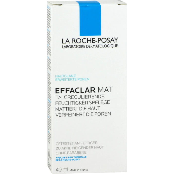 LA ROCHE-POSAY Effaclar Mat talgregulierende Feuchtigkeitspflege Creme, 40 ml Creme