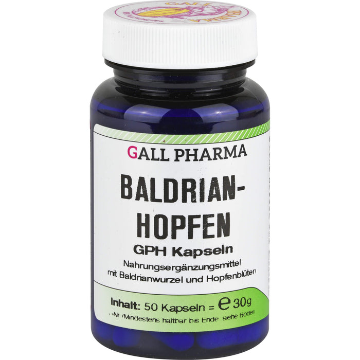 GALL PHARMA Baldrian-Hopfen GPH Kapseln, 50 St. Kapseln