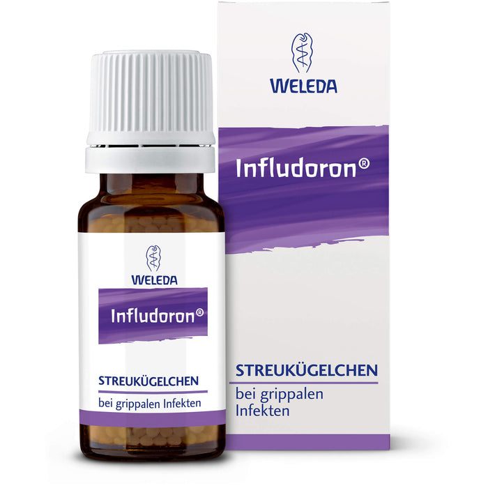 WELEDA Infludoron Streukügelchen bei grippalen Infekten, 10 g Globuli