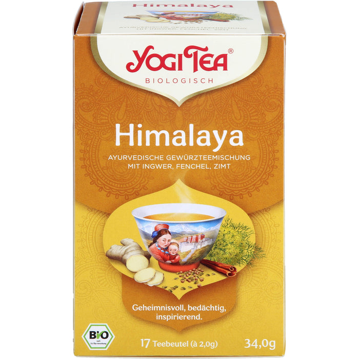 YOGI TEA Himalaya ayurvedische Grwürzteemischung, 17 St. Filterbeutel