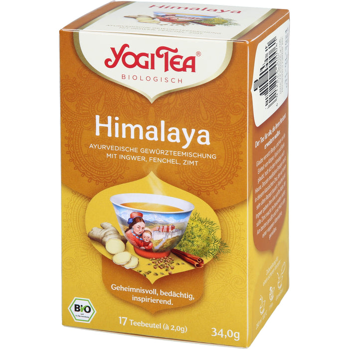 YOGI TEA Himalaya ayurvedische Grwürzteemischung, 17 St. Filterbeutel