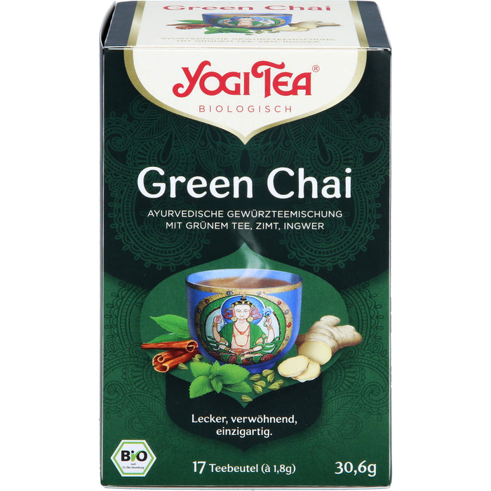 YOGI TEA GREEN CHAI BIO, 17X1.8 g FBE