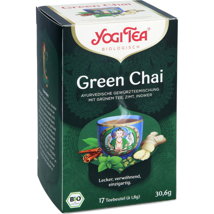 YOGI TEA GREEN CHAI BIO, 17X1.8 g FBE