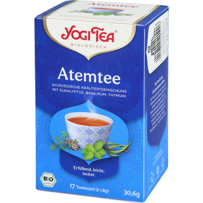 YOGI TEA Atem Tee ayurvedische Kräuterteemischung, 17 St. Filterbeutel