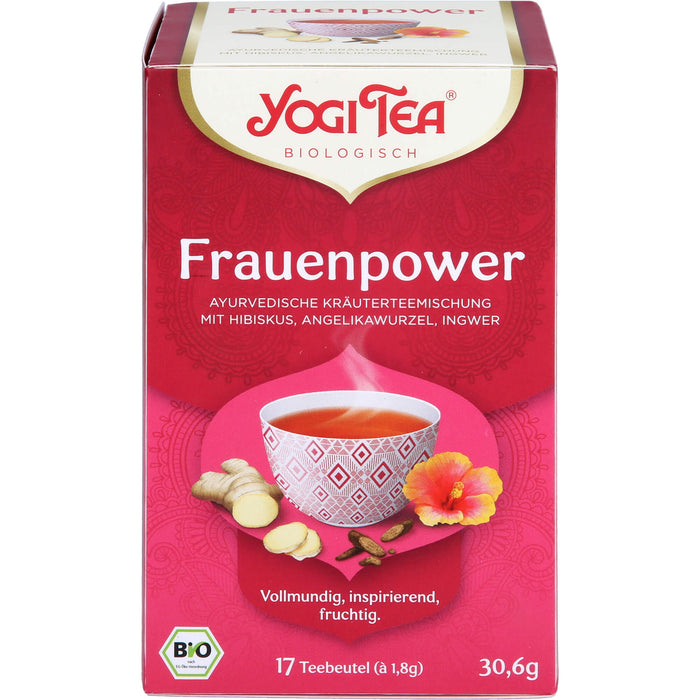 YOGI TEA Frauen Power ayurvedische Kräuterteemischung, 17 St. Filterbeutel