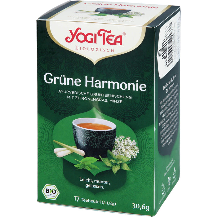 YOGI TEA Grüne Harmonie ayurvedische Grünteemischung, 17 St. Filterbeutel