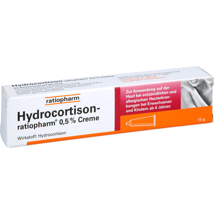 Hydrocortison-ratiopharm 0,5 % Creme, 15 g Creme