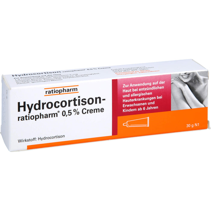 Hydrocortison-ratiopharm 0,5 % Creme, 30 g Creme