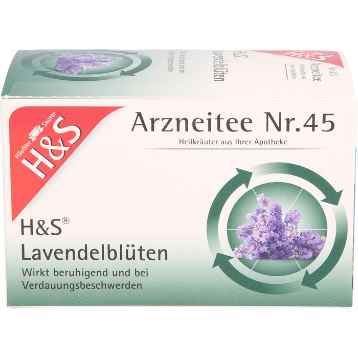 H&S Lavendelblüten Arzneitee Nr.45 Filterbeutel, 20 St. Filterbeutel