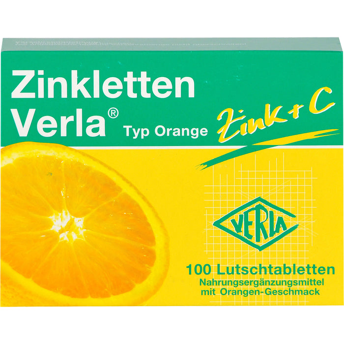 Zinkletten Verla Typ Orange Tabletten, 100 St. Tabletten
