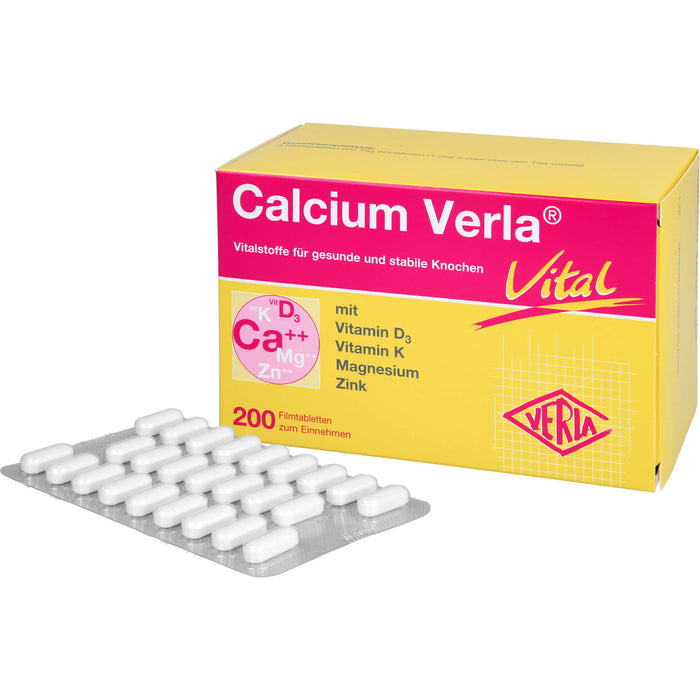 Calcium Verla vital Filmtabletten, 200 St. Tabletten