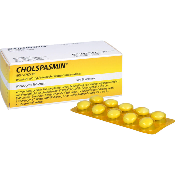 CHOLSPASMIN Artischocke Tabletten, 50 St. Tabletten