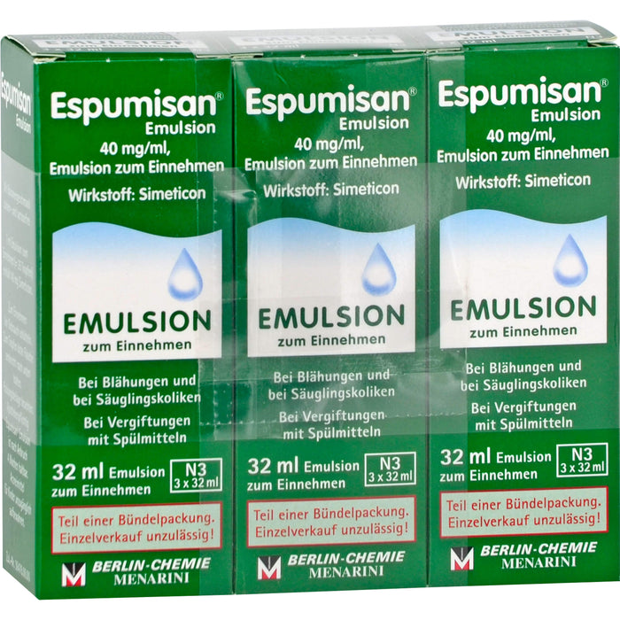 Espumisan Emulsion bei Blähungen und bei Säuglingskoliken, 96 ml Lösung