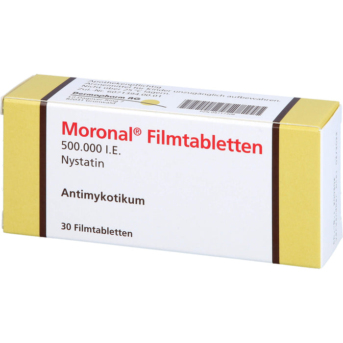 Dermapharm Moronal Filmtabletten Antimykotikum, 30 St. Tabletten