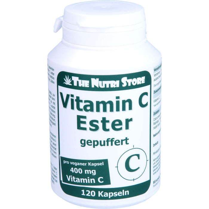 The Nutri Store Vitamin C Ester gepuffert 400 mg Kapseln, 120 St. Kapseln