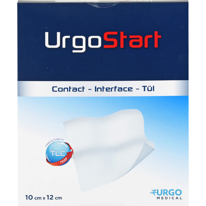 UrgoStart Tül Lipidokolloid-Wundauflage mit TLC-NOSF 10 cm x 12 cm, 10 St. Wundgaze