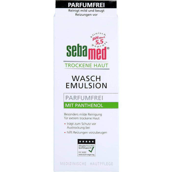 sebamed Trockene Haut Parfumfrei Waschemulsion, 200 ml EMU