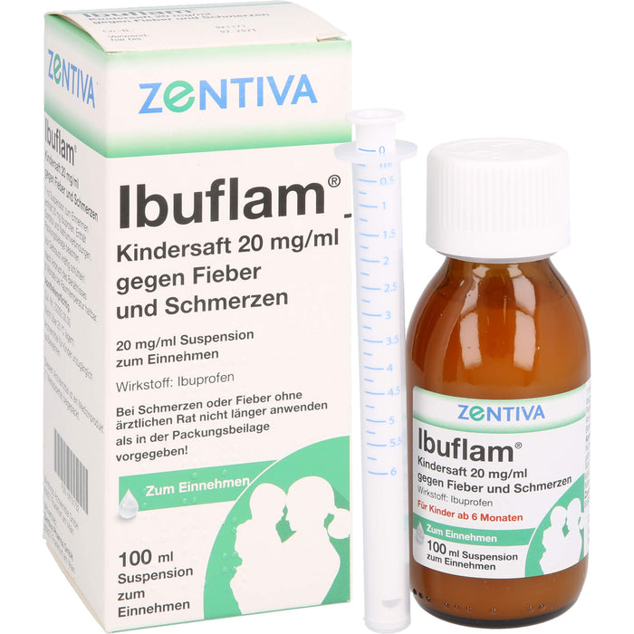 Ibuflam Kindersaft 2 %, 100 ml Lösung