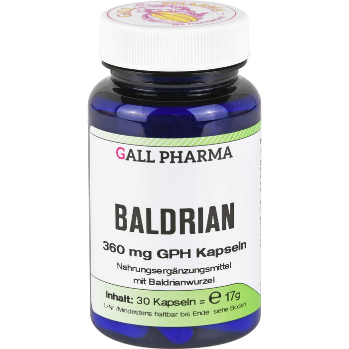 GALL PHARMA Baldrian 360 mg GPH Kapseln, 30 St. Kapseln