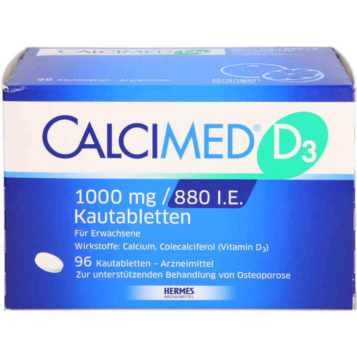 Calcimed D3 1000 mg/880 I.E. Kautabletten, 96 St KTA