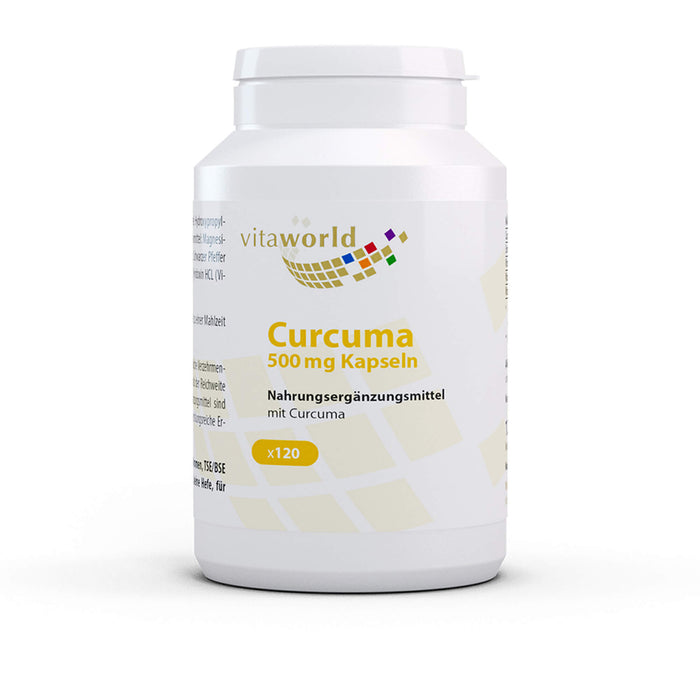 vitaworld Curcuma 500 mg Kapseln, 120 St. Kapseln