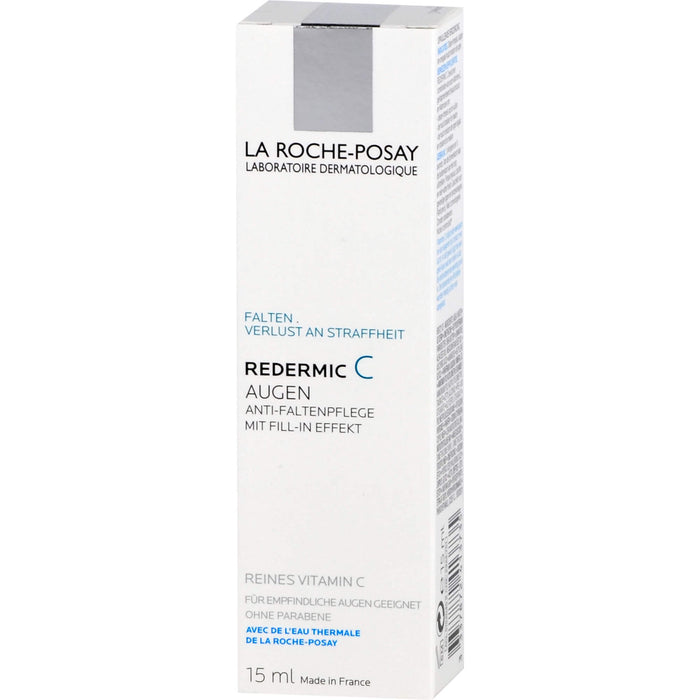 LA ROCHE-POSAY Redermic C Augen Anti-Faltenpflege, 15 ml Creme
