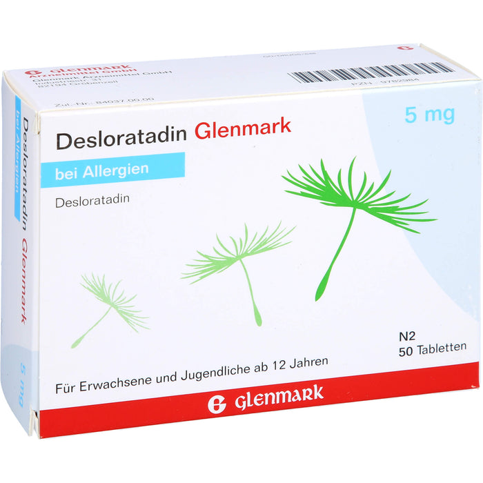 Desloratadin Glenmark 5 mg Tabletten, 50 St TAB